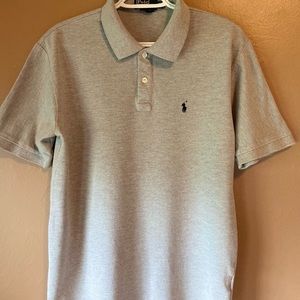 Ralph Lauren, Polo Shirt, Grey, Mislabeled size, fit’s Medium.